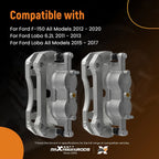 Set of 2 Front Left & Right Brake Calipers w/Bracket for Ford F-150 (2012–2020) 18-B5404