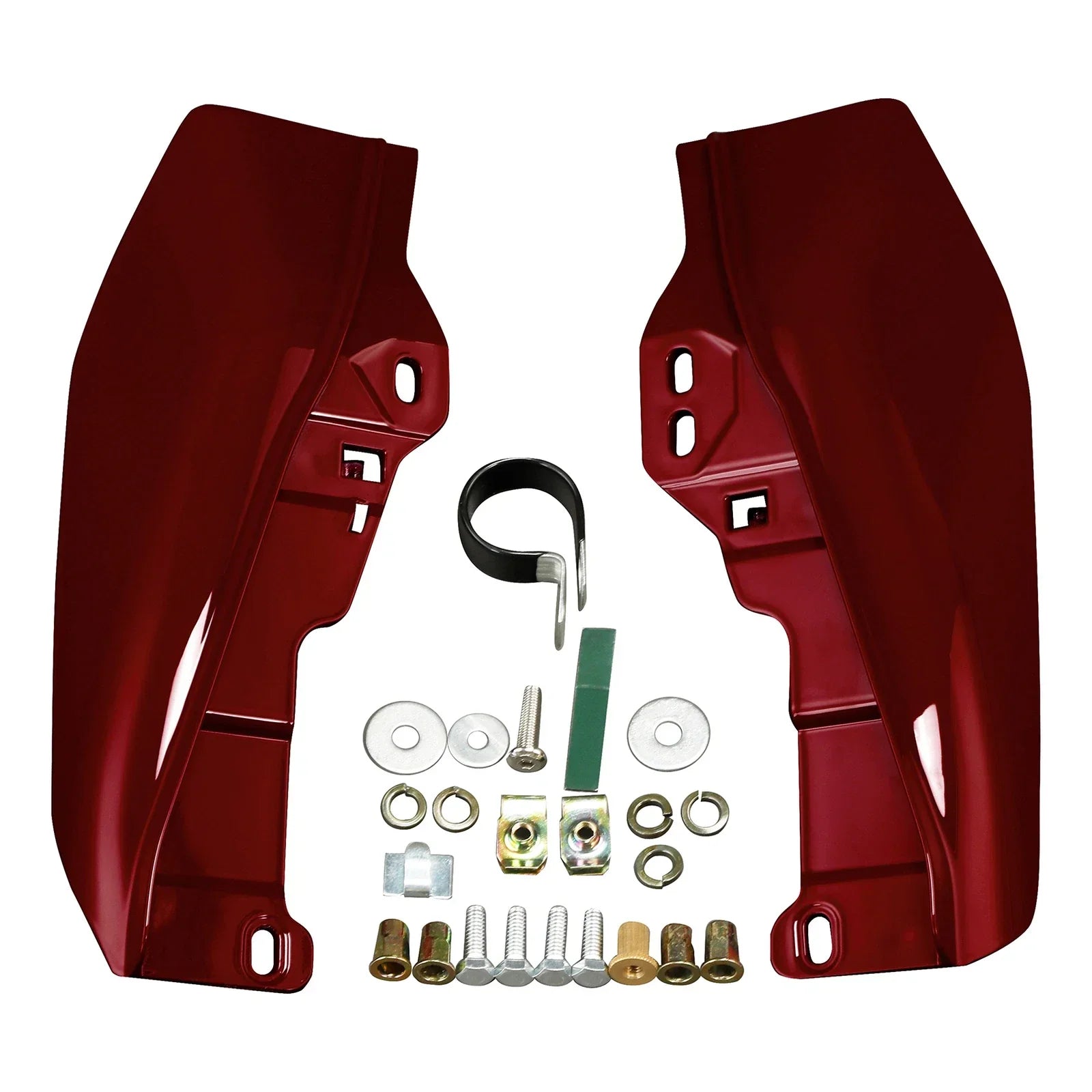 Mid Frame Deflectors for Harley Touring Road Glide (2009-2023) Billiard Red