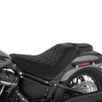 Black Driver Passenger Seat for Harley Street Bob Softail Slim (2018-2025)