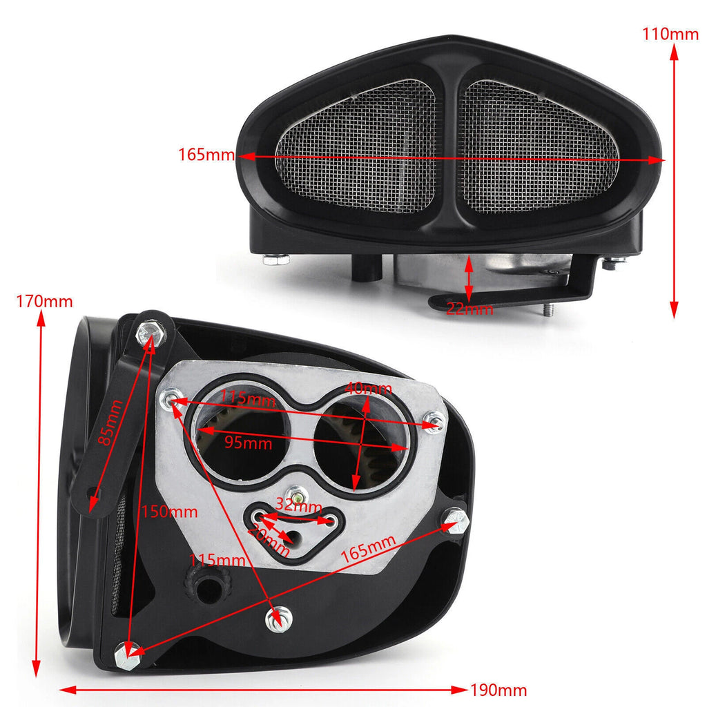 Air Intake Cleaner System for Yamaha XVS950C Bolt / R-Spec (2014–2019) 06-0267B