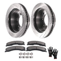 Front Brake Rotors and Pads Kit for GMC Sierra 2500 3500 HD (2011–2019)