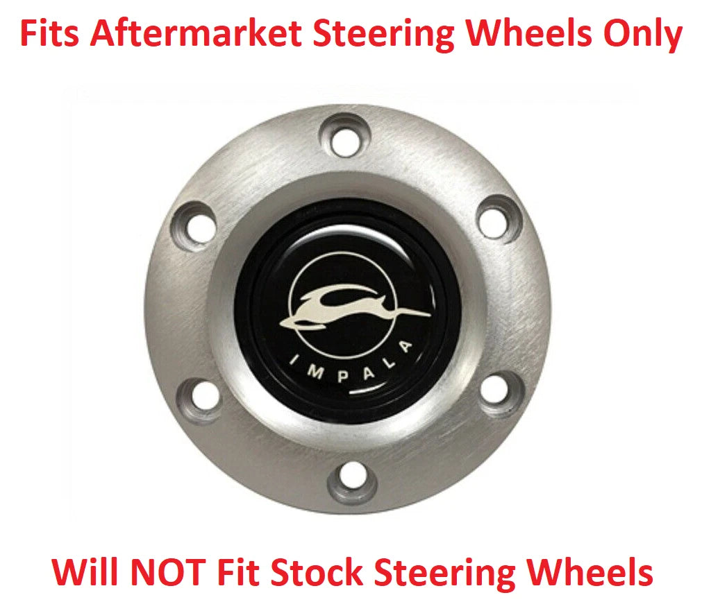 Brushed Steering Wheel Horn Button for Chevrolet Impala (2000–2019)