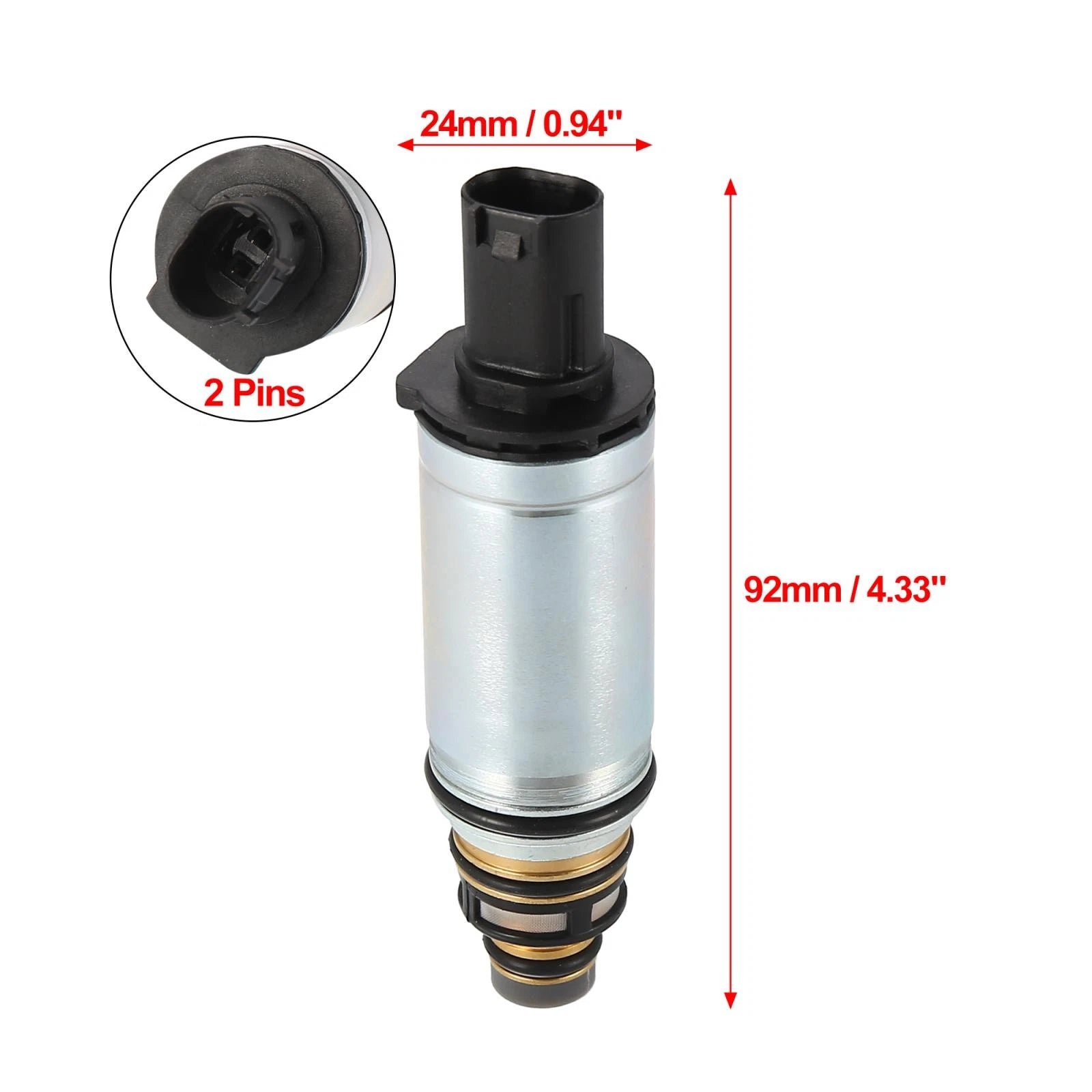 AC Compressor Electronic Control Valve 0022304411 for Mercedes-Benz S204 C250 (2008–2015)