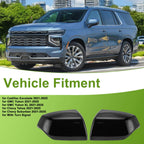 1 Pair Mirror Cover Cap for Cadillac Escalade (2021–2025) Gloss Black