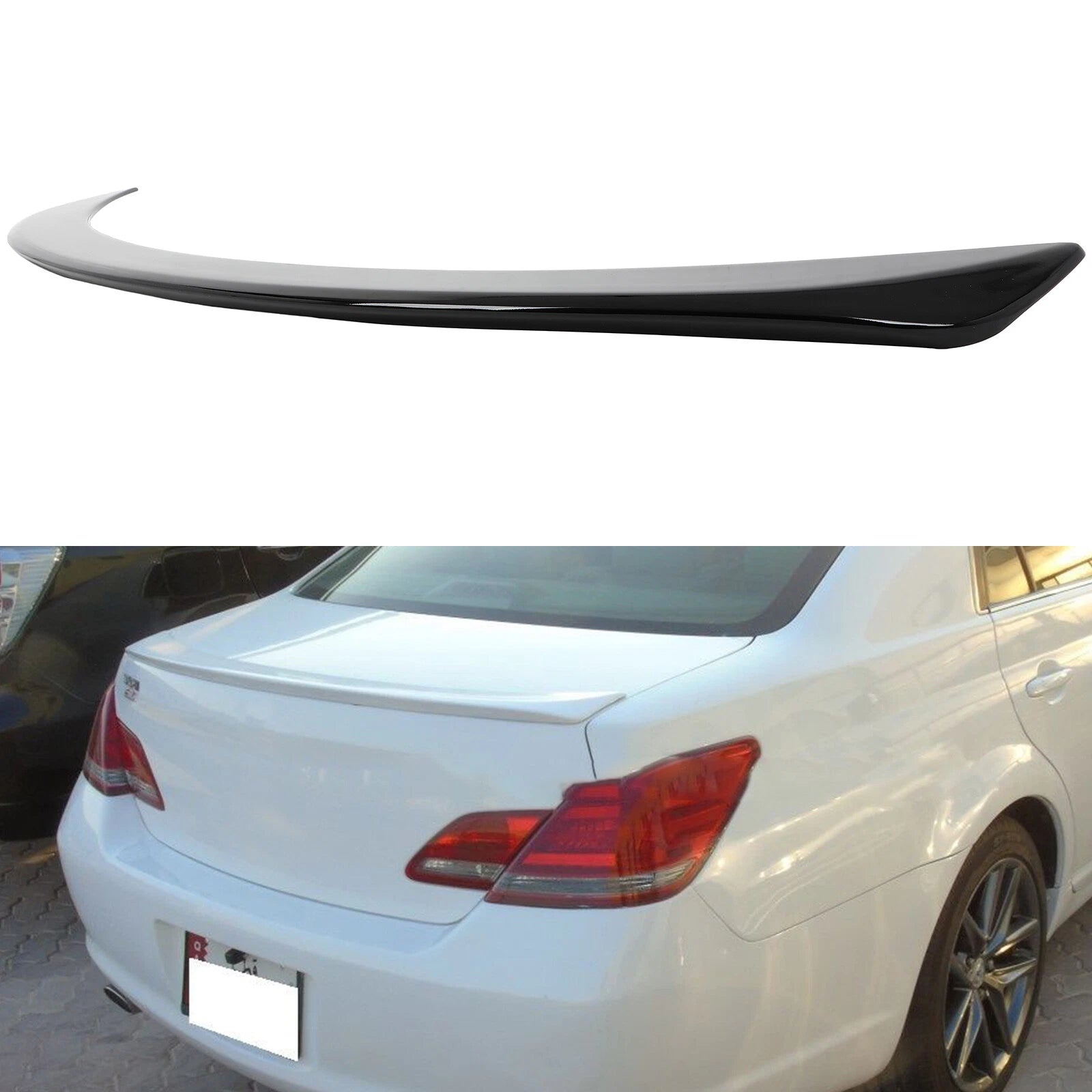 ABS Trunk Spoiler for Toyota Avalon (2013–2018) - Glossy Black