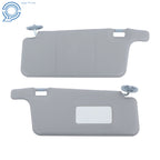 Set of 2 Sun Visors for Honda Civic (1996–2001) Gray LHD