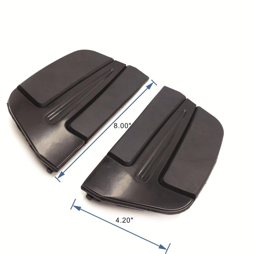 Black Slipstream Passenger Footboard for Harley Street Bob FXDB/Road Glide FLTRX (2006–2023)