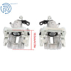 Set of 2 Rear Brake Calipers for Volkswagen Audi (2000-2010)