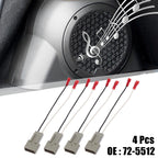 Set of 4 Car Speaker Connector Harness Adapter for Ford F-150 F-250 F-350 (72-5512)