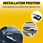 Door Handle for Toyota Corolla (2009â2013) Right Inner Black/Silver