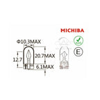 Halogen Globe 12V 5W for MICHIBA Interior Rego Park Lamp