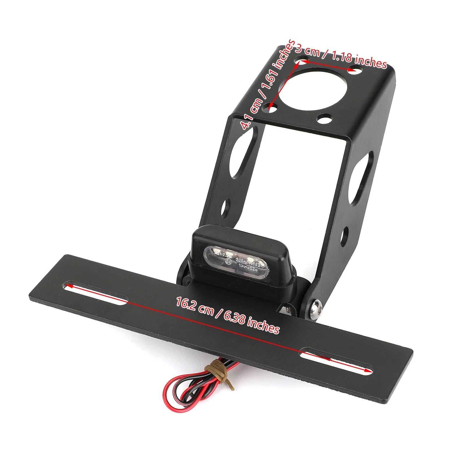 Rear License Plate Holder Bracket for Yamaha YZF R6 (2008–2019)