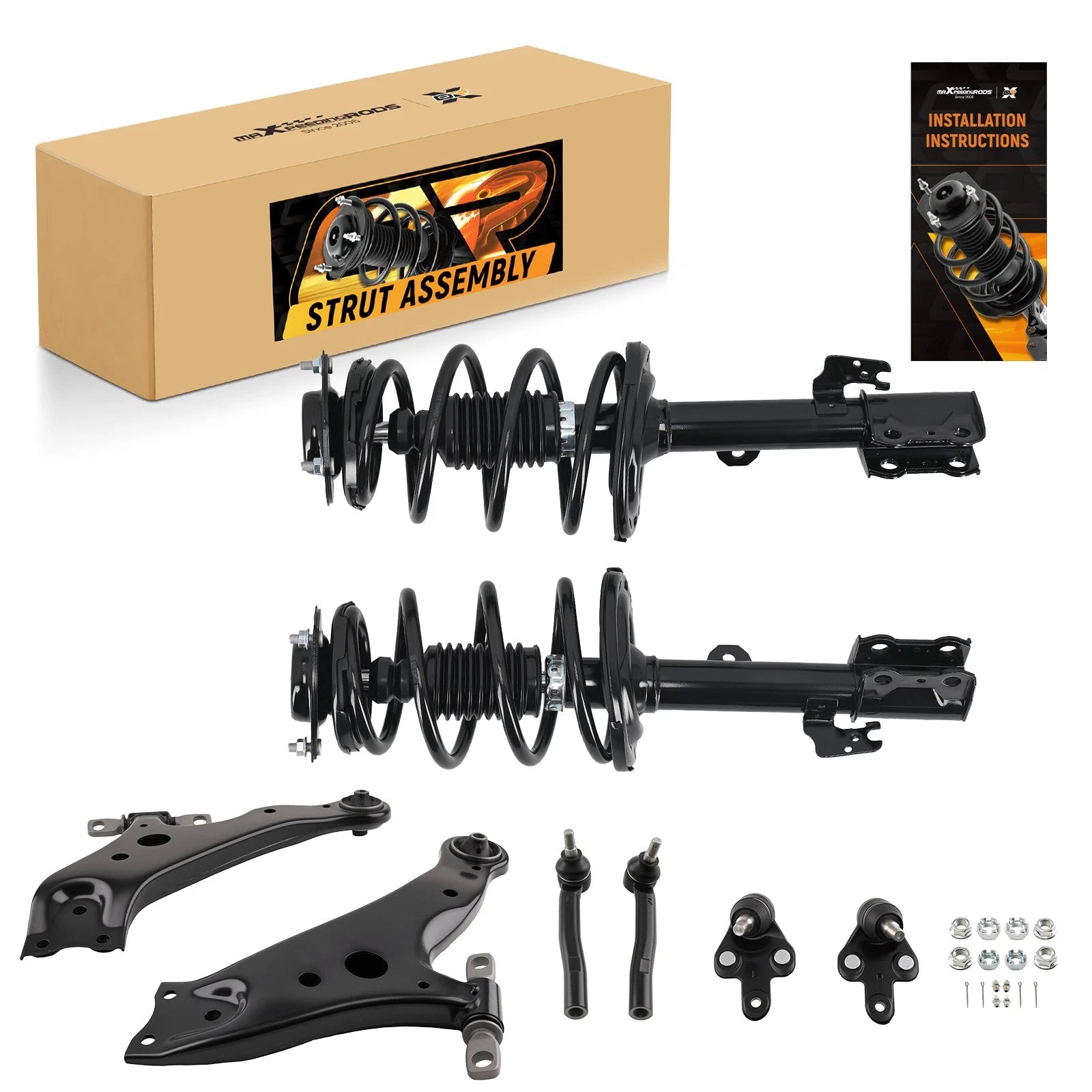 Set of 2 Front Strut Lower Control Arms for Toyota Highlander (2010–2013), Lexus RX350