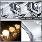 Switchback LED DRL Signal Projector Headlights for Ranger Lariat (2019–2023)