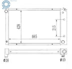 3 Row Radiator with Shroud Fan for Chevy Camaro Monte Carlo (1970–1987)
