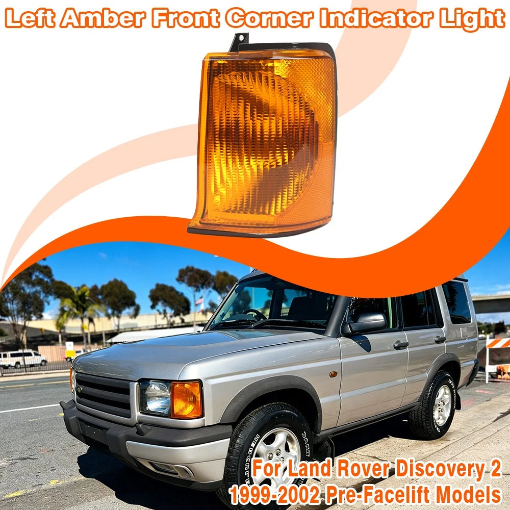 LH Amber Front Corner Light for Land Rover Discovery 2 (1999–2002)