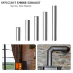 Stainless Steel Chimney Liner for Diameter Options 7 to 10 cm
