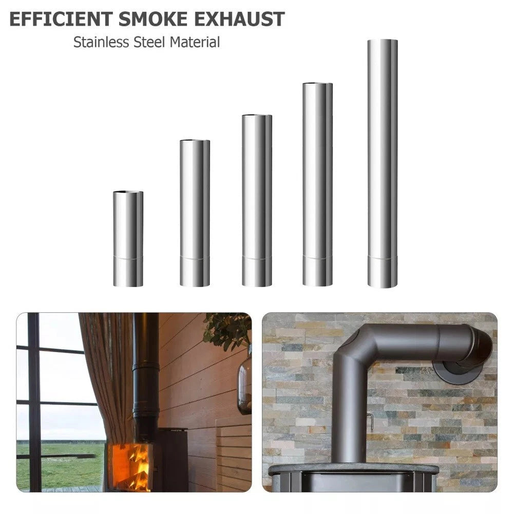 Stainless Steel Chimney Liner for Diameter Options 7 to 10 cm