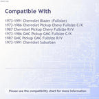 Replacement Left/Right Weather Strip for See Compatibility Chart