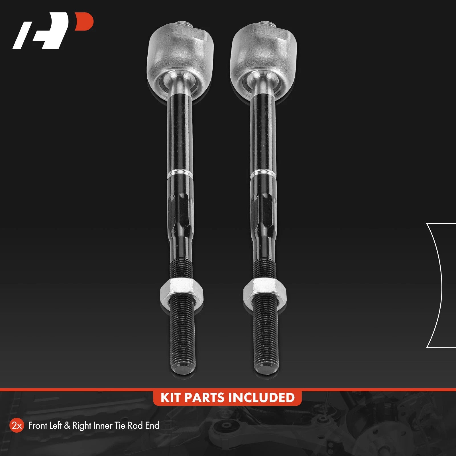 2X Front Side Inner Tie Rod End for Nissan Sentra (2013-2019)