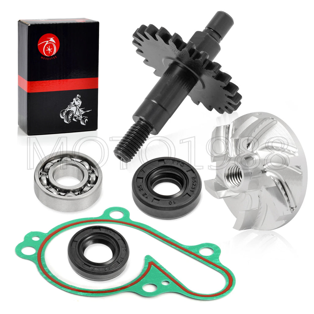 Water Pump Impeller Shaft Gear Kit for Yamaha YZ125 (1998–2004)