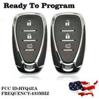 2X Replacement Key Fob for Chevrolet (Select Models) - HYQ4EA HYQ4ES 433 MHz