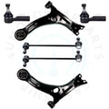 Set of 6 Front Lower Control Arm Tie Rods for Toyota Matrix (2003–2009)