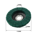 4-1/2" Nylon Fiber Flap Polishing Wheel Disc for Angle Grinder (180#)