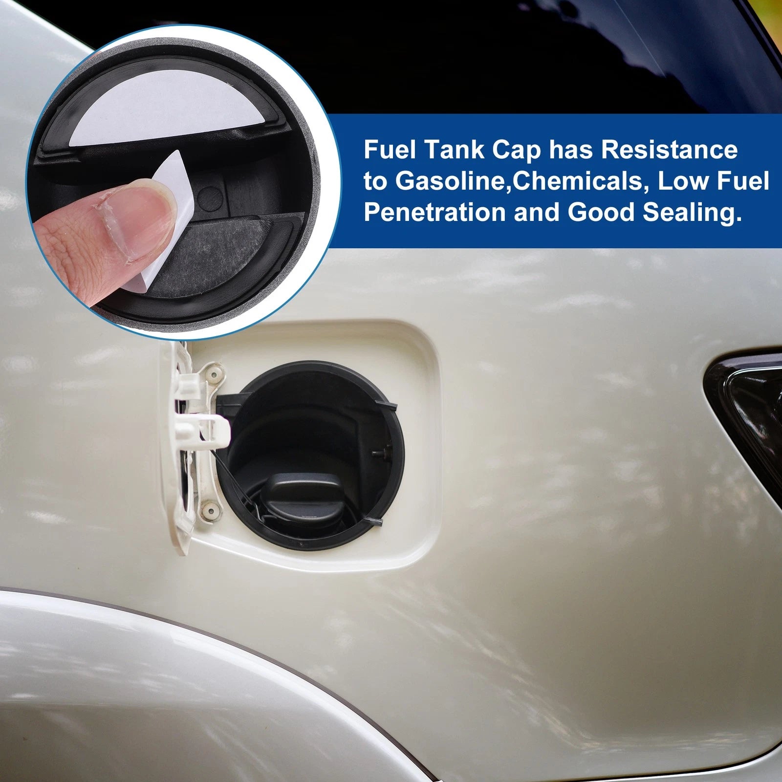 Gas Fuel Tank Cap Cover Trim Sticker for Suzuki Jimny (2019–2023)