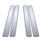4Pc Chrome Pillar Post Covers for Kia Spectra (2004–2009)