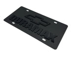 License Plate Frame Heavy Duty Black Metal for Chevrolet Duramax (2017–2024)