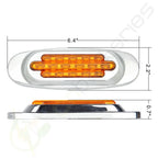 8pcs LED Clearance Side Marker Lights Universal