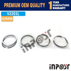 Set of 4 Pistons with Rings for Kobota V2203L (2003–2008) 83MM 1G363-2111