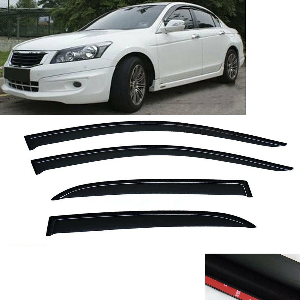 Mugen Style Window Vent Visor Rain Guard for Honda Accord Sedan (2008â2012)