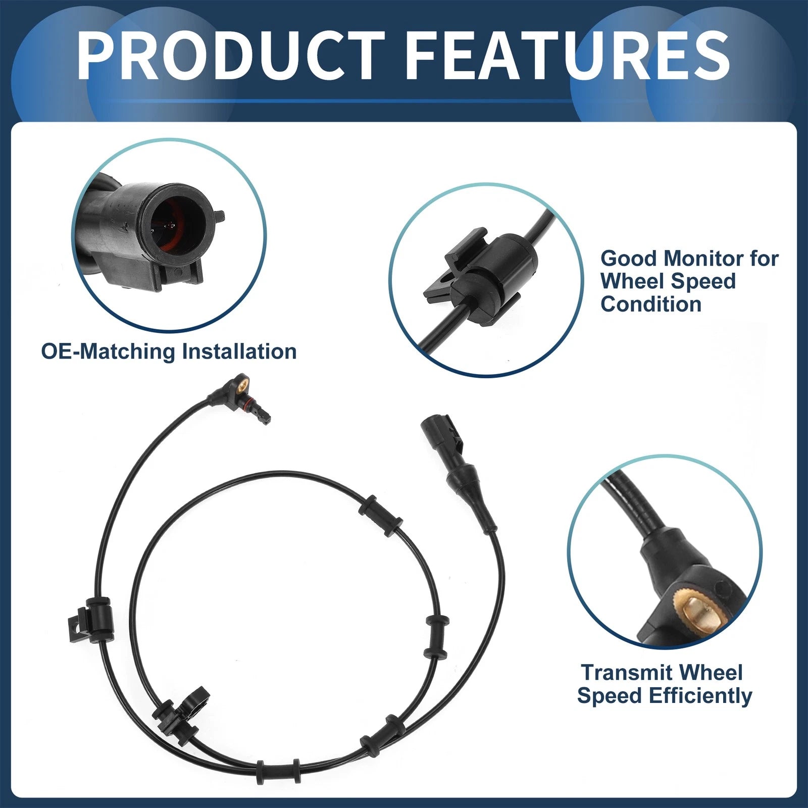 ABS Wheel Speed Sensor No.2L1Z2C190AA for Ford Expedition (2003–2006)