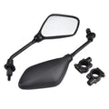 Pair 7/8" Rear View Side Mirrors M8 for Kawasaki Honda Yamaha Suzuki BMW Ducati (All Years)