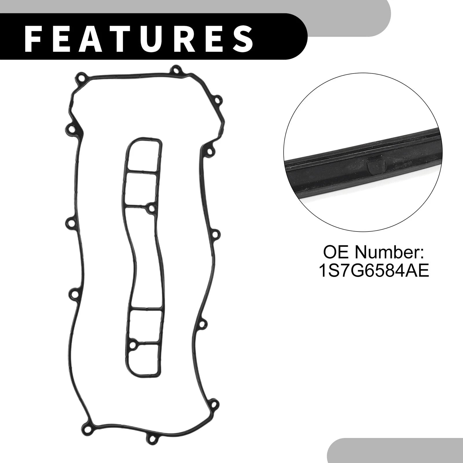 Valve Cover Gasket No. 1S7G6584AE for Ford Mondeo (2000–2007), Mazda 6 (2002–2008)
