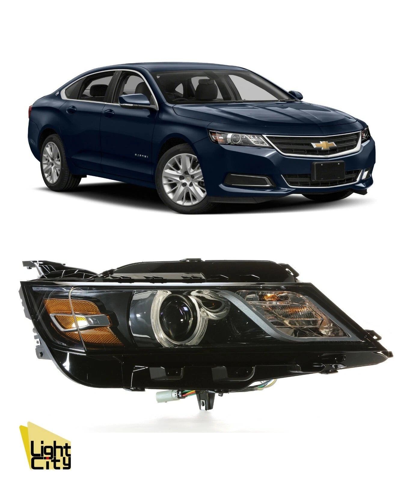 HID Xenon Headlight with Ballast & Bulb for Chevy Impala (2014–2020)