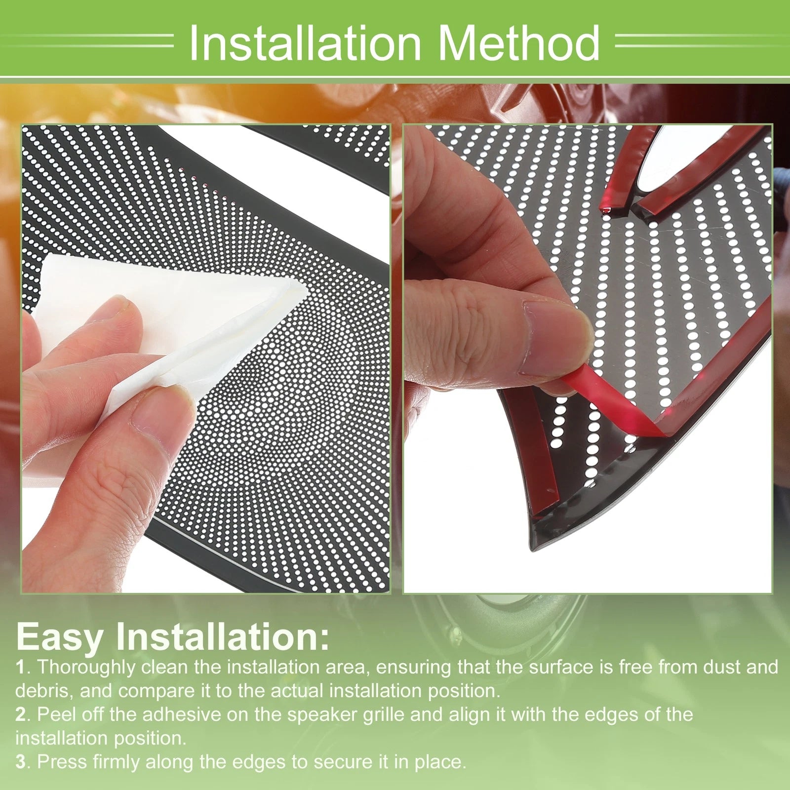 Dashboard Speaker Frame Cover Trim for Mercedes Benz GLA X156 CLA C117 W176