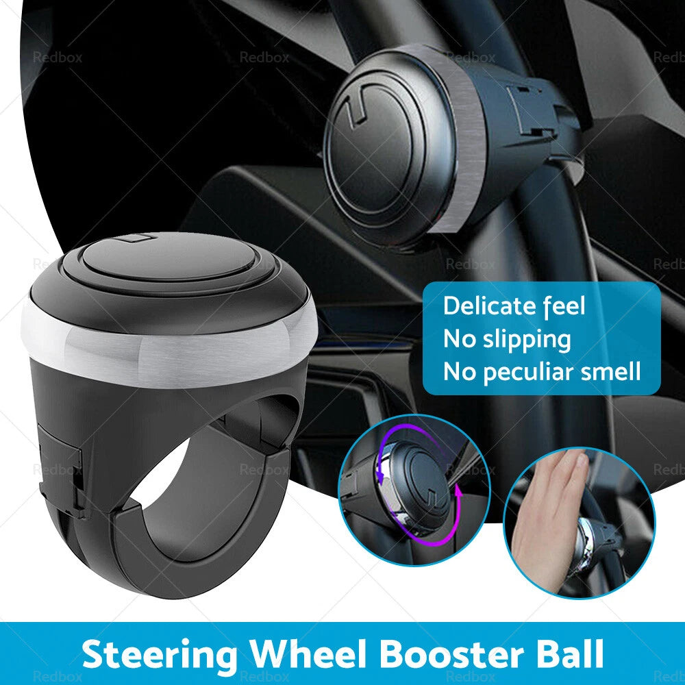 Steering Wheel Knob Aid Booster Ball Spinner for Universal Fit (Car/Truck)