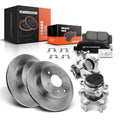 Rear Disc Brake Rotor & Pad Set for Nissan Rogue Sport (2014–2019)
