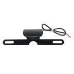 LED Brake Tail Light License Plate Mount Holder Bracket for Motorcycle Black