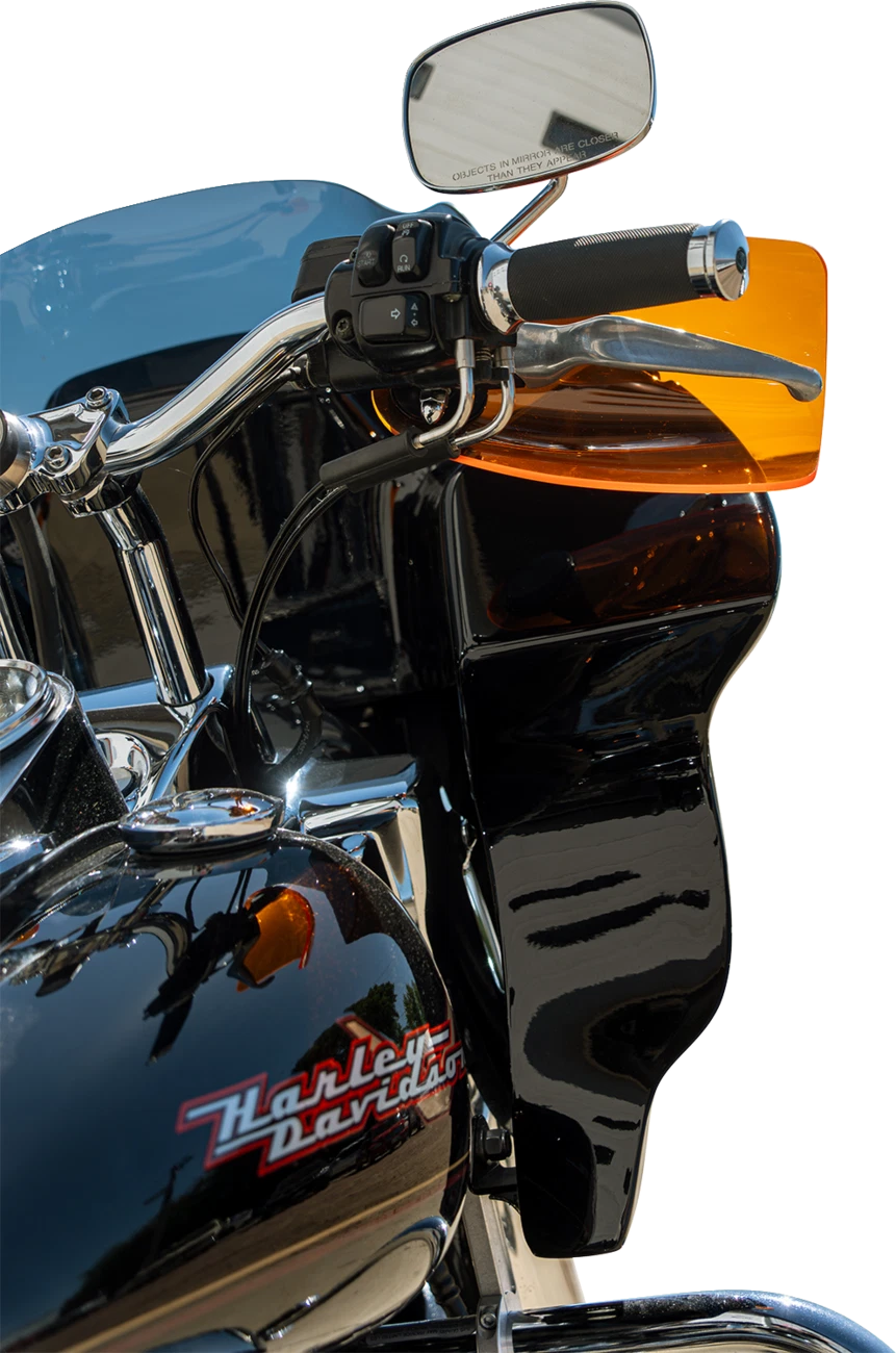 Klock Werks Flare Handguards for Harley-Davidson (2023–2025) - Orange Ice