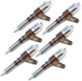 Set of 6 Fuel Injectors for CAT C6.6 Engine (613G) 321-0990