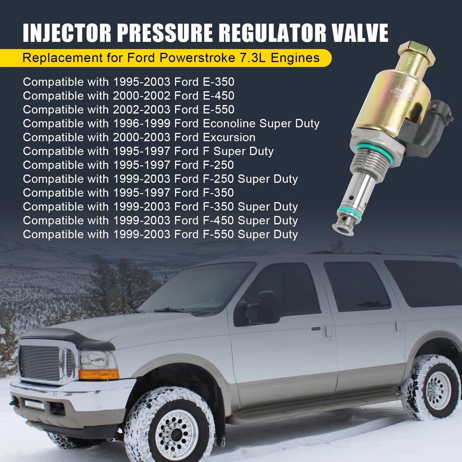 Fuel Injection Pressure Regulator for Ford 7.3L Diesel (1995.5–2003)