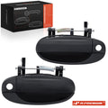 2X Front Exterior Door Handle with Keyhole for Chevrolet Aveo (2004)