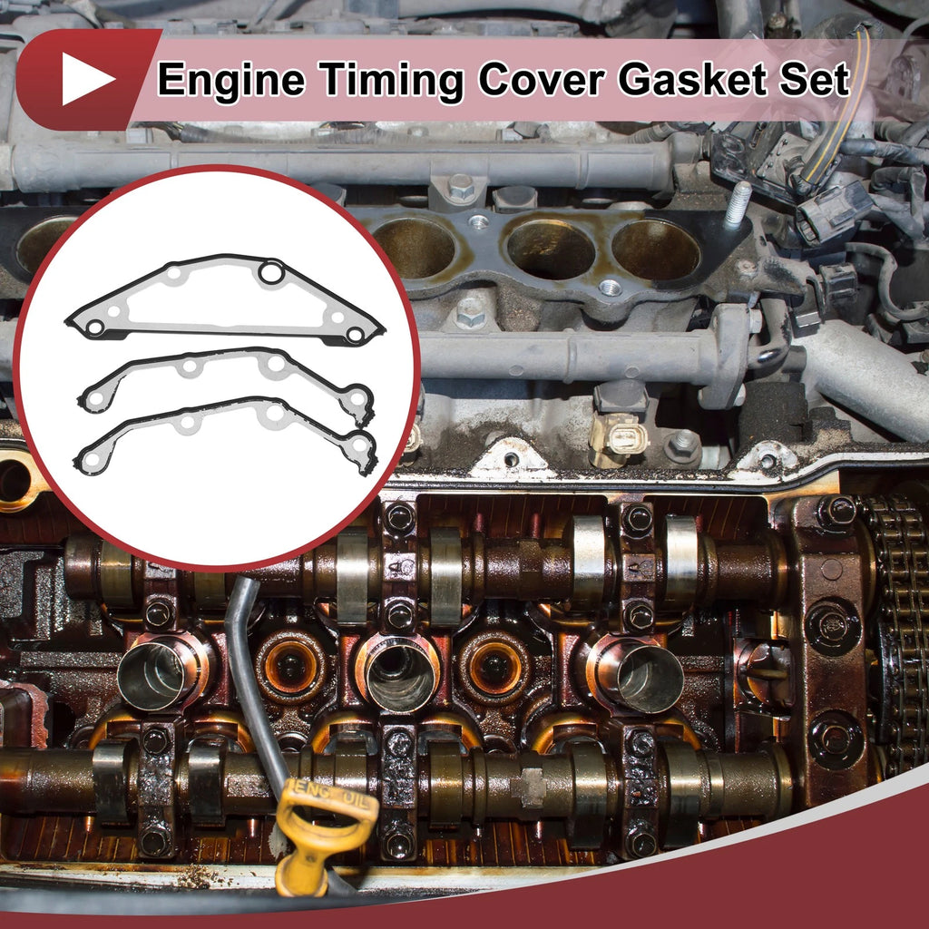 Engine Timing Cover Gasket Set for BMW 545i (2005–2006)