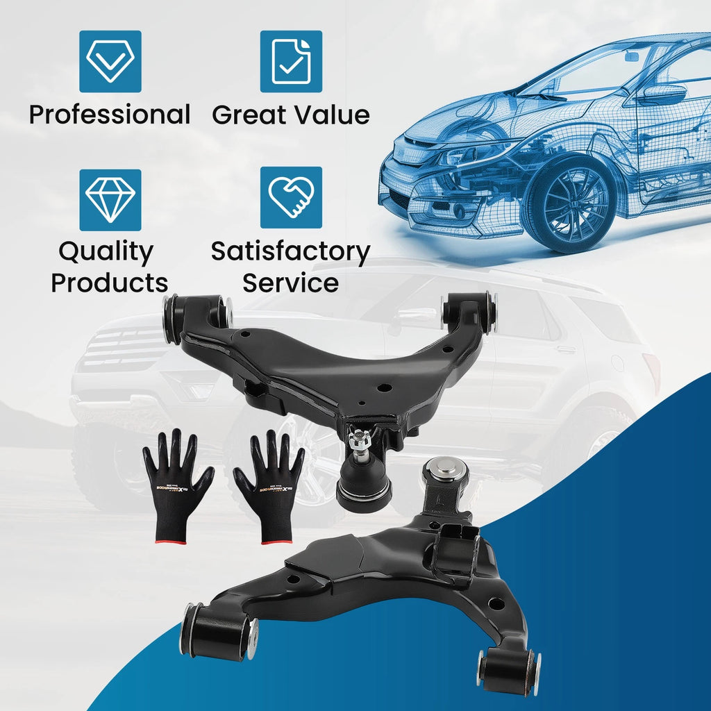 Set of 2 Front Lower Control Arms for Toyota Tacoma (2005–2015)