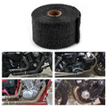 1 Roll Black Lava Header Manifold Exhaust Heat Wrap Tape 2" for Universal