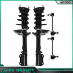 Set of 2 Rear Struts & Sway Bars for Toyota Highlander Lexus RX330 RX350 (FWD)